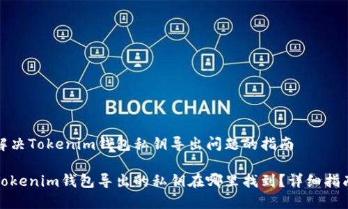 解决Tokenim钱包私钥导出问题的指南

Tokenim钱包导出的私钥在哪里找到？详细指南