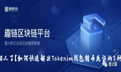  转错人了？如何快速解决Tokenim钱包转币失误的5种方法