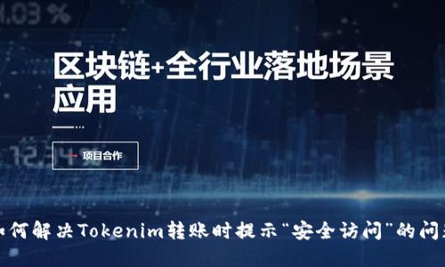如何解决Tokenim转账时提示“安全访问”的问题