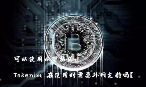 可以使用以下格式：

Tokenim 在使用时需要外网支持吗？