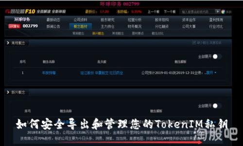 如何安全导出和管理您的TokenIM私钥