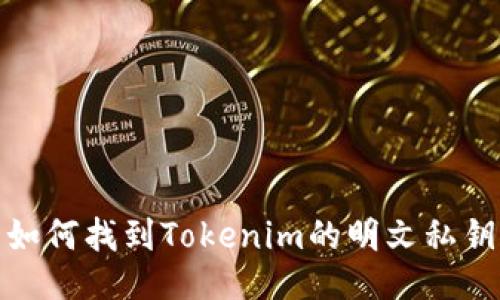 如何找到Tokenim的明文私钥